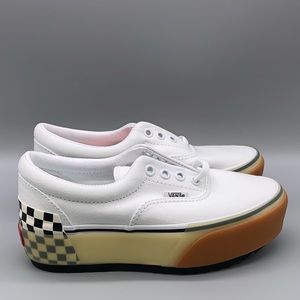 Vans Era Stacked 'White Checkerboard'